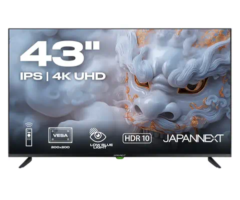 JAPANNEXT JN-IPS430UHD60F écran plat de PC 109,2 cm (43") 3840 x 2160 pixels 4K Ultra HD LCD Noir - Affichage dynamique - visuel 2