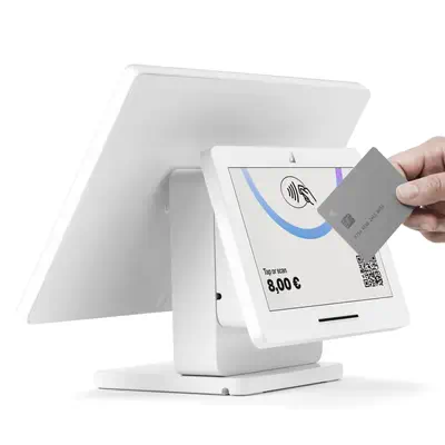 SumUp POS Lite 2.0 2 GHz Tout-en-un 33,8 cm (13.3") 1920 x 1080 pixels Blanc - Ordinateur de bureau - visuel 2