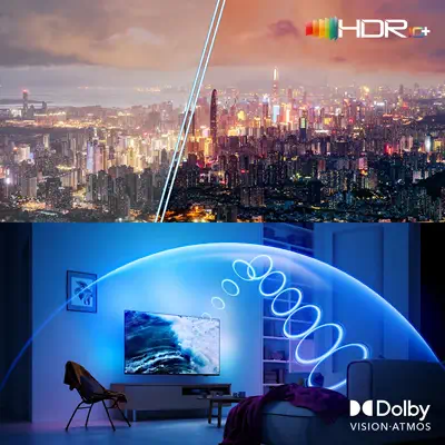 Philips 55OLED910/12 TV 139,7 cm (55") 4K Ultra HD Smart TV Wifi Métallique - Ecran TV - visuel 9