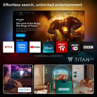 Philips 8500 series 75PUS850012 190,5 cm (75") 4K Ultra HD Smart TV Wifi Noir - Ecran TV - visuel 6