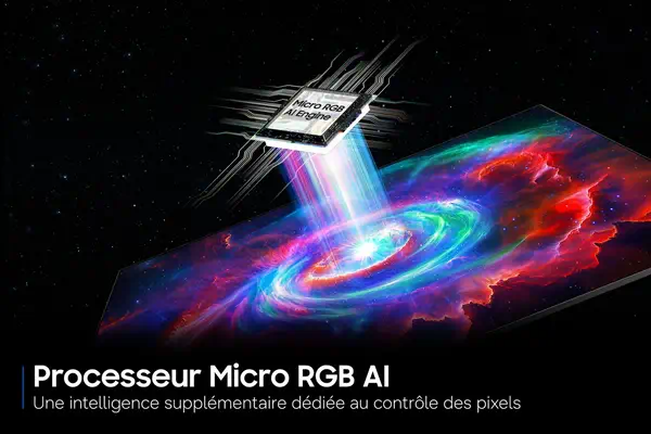 55'' Micro RGB R85H 4K Samsung Vision AI Smart TV (2026) - Ecran TV - visuel 3