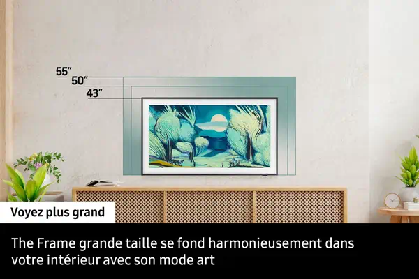 Samsung The Frame TV 43'' QLED 2025 - Ecran TV - visuel 10