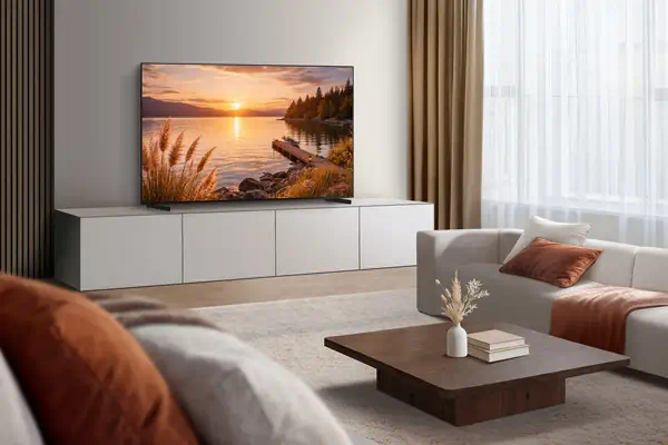 Ecran TV Samsung SAMTQ55QN80H revendeur officiel - Une présence affirmée, une discrétion absolue