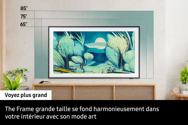 Samsung The Frame TV 65'' QLED 2025 - Ecran TV - visuel 10