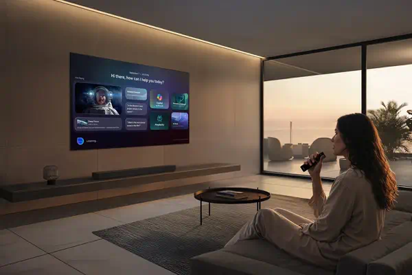 65" OLED S92H 4K Samsung Vision AI Smart TV (2026) Sans Reflet livraison rapide - Un son surround qui vous plonge au cœur de laction