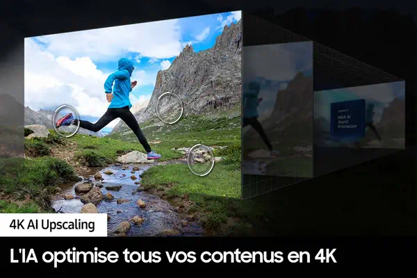 Samsung TV AI QLED 75" Q80D 2024, 4K - Ecran TV - visuel 7
