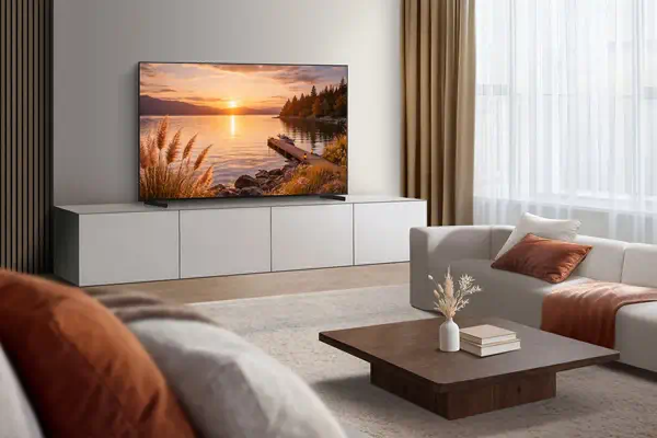 Livraison rapide Ecran TV Samsung SAMTQ75QN80H - Une présence affirmée, une discrétion absolue