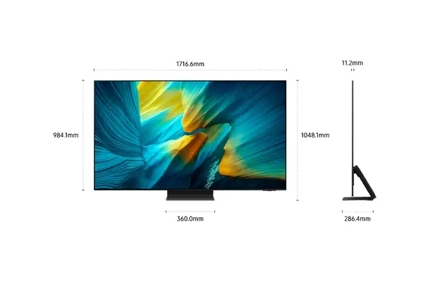 Revendeur officiel Samsung TV AI OLED 77" S95F 2025, 4K - « Nouveau champion »