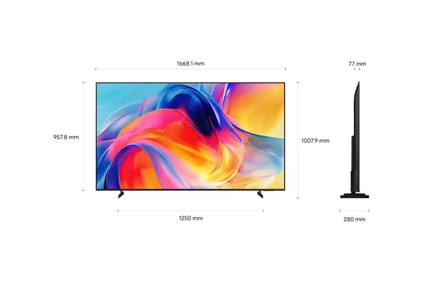 Livraison gratuite 75" Mini LED M74H 4K Samsung Vision AI Smart TV (2026) - Un design élégant