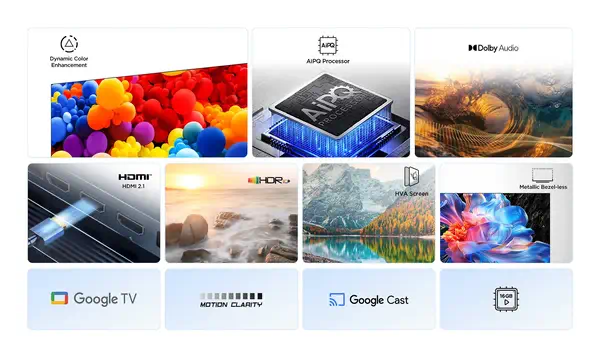 TCL 43P69K TV 109,2 cm (43") 4K Ultra HD Smart TV Wifi Noir - Ecran TV - visuel 8