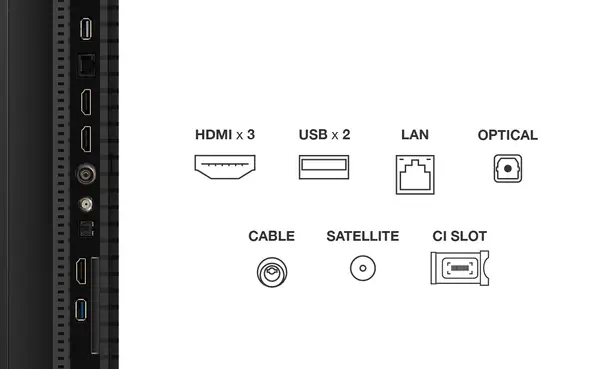 TCL P79K 50P79K TV 127 cm (50") 4K Ultra HD Smart TV Wifi Métallique 430 cd/m² - Ecran TV - visuel 4