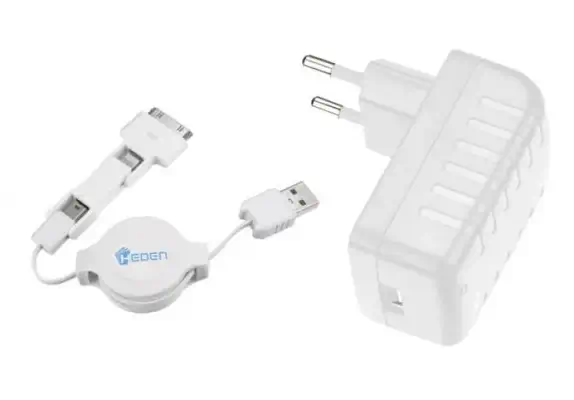 Heden ACCHAD3E12 chargeur d'appareils mobiles Smartphone, Tablette Blanc Secteur Intérieure - Chargeur et alimentation - visuel 1