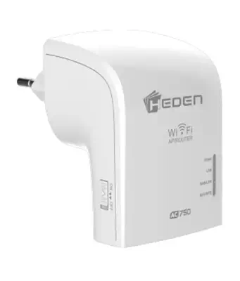 Heden AC 750 Répéteur réseau 433 Mbit/s Blanc - Réseau - visuel 1