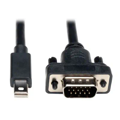 Tripp Lite P586-006-VGA câble vidéo et adaptateur 1,83 m mini DisplayPort VGA (D-Sub) Noir - Connectique - visuel 2