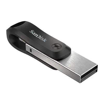 SanDisk 00183588 lecteur USB flash 128 Go USB Type-A / Lightning 3.2 Gen 1 (3.1 Gen 1) Noir, Argent - Sandisk - Adaptateur stockage - visuel 5