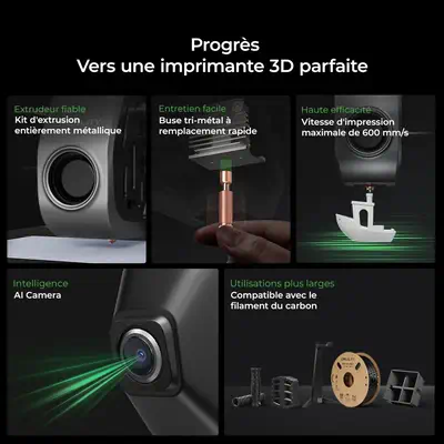 Creality K1C Fused Deposition Modeling (FDM) Wifi - Impression - visuel 3
