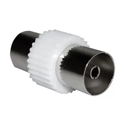 D2 Diffusion D2ADPCOAXF changeur de genre de câble Coaxial Argent - Connectique - visuel 1