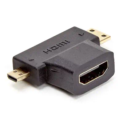 D2 Diffusion D2ADPMICROMINIHDMI changeur de genre de câble HDMI Type A (Standard) Mini-HDMI + Micro- - Connectique - visuel 2