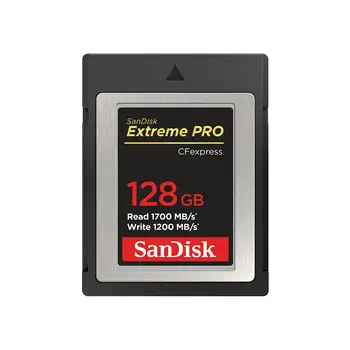 Comparaison SanDisk SDCFE-128G-GN4NN mémoire flash 128 Go CFexpress
