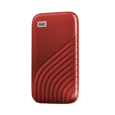 Western Digital My Passport 2 To USB Type-C 3.2 Gen 2 (3.1 Gen 2) Rouge - Disque dur SSD - visuel 3