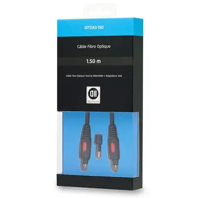 D2 Diffusion D2OPT150 câble audio 1,5 m Noir - Connectique - visuel 1
