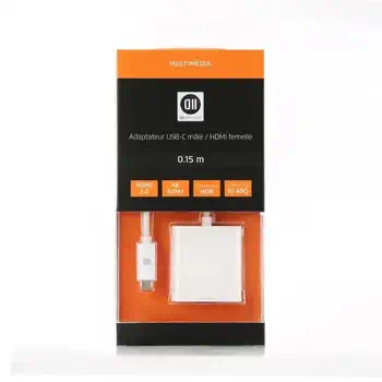 D2 Diffusion D2USBCHDMIFADP adaptateur graphique USB Blanc revendeur officiel