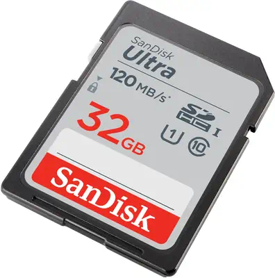 SanDisk Ultra 32 Go SDHC UHS-I Classe 10 - Sandisk - Carte Mémoire - visuel 3