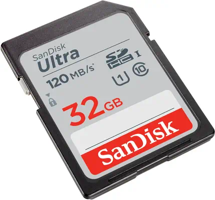 SanDisk Ultra 32 Go SDHC UHS-I Classe 10 - Sandisk - Carte Mémoire - visuel 4
