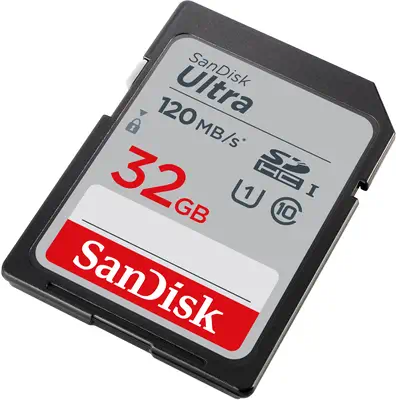 SanDisk Ultra 32 Go SDHC UHS-I Classe 10 - Sandisk - Carte Mémoire - visuel 2