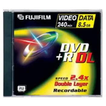 Livraison gratuite Fujifilm DVD+R Double Layer 8,5 Go DVD+R DL 10 pièce(s)