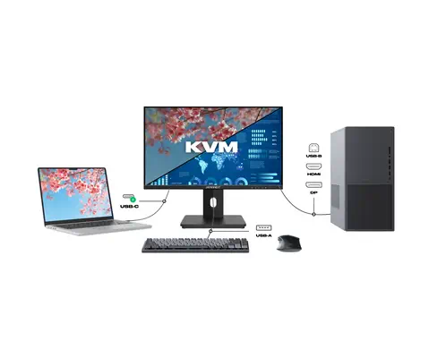 JAPANNEXT JN-I215FLFHSP-C65W écran plat de PC 54,6 cm (21.5") 1920 x 1080 pixels Full HD LCD Noir - Ecran Ordinateur - visuel 7