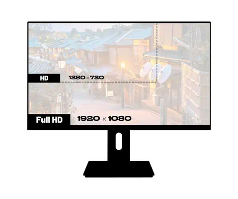 JAPANNEXT JN-I215FLFHSP-C65W écran plat de PC 54,6 cm (21.5") 1920 x 1080 pixels Full HD LCD Noir - Ecran Ordinateur - visuel 3