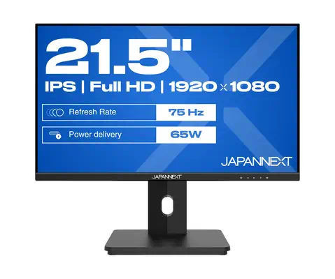 JAPANNEXT JN-I215FLFHSP-C65W écran plat de PC 54,6 cm (21.5") 1920 x 1080 pixels Full HD LCD Noir - Ecran Ordinateur - visuel 5