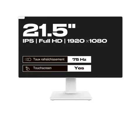 JAPANNEXT JN-IPS2152FHDR-T écran plat de PC 54,6 cm (21.5") 1920 x 1080 pixels Full HD LED Écran tac - Ecran Ordinateur - visuel 4