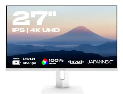 JN-IPS27UHDR-C65W-HSP-W - JAPANNEXT - Ecran Ordinateur - visuel 1