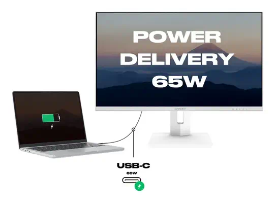 JN-IPS27UHDR-C65W-HSP-W - JAPANNEXT - Ecran Ordinateur - visuel 4