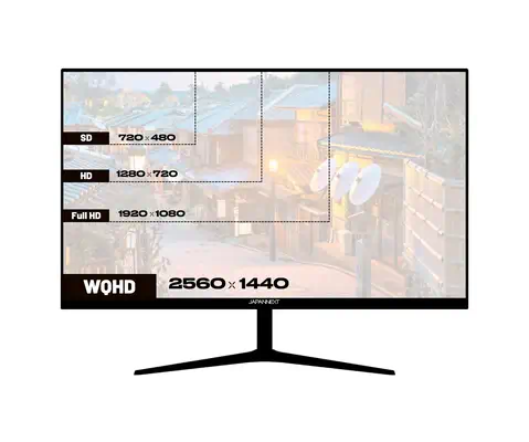 JAPANNEXT JN-IPS27WQHDR-C65W écran plat de PC 68,6 cm (27") 2560 x 1440 pixels Wide Quad HD LCD Noir - Ecran Ordinateur - visuel 5