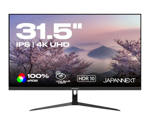 JAPANNEXT JN-IPS315UHDR écran plat de PC 80 cm (31.5") 3840 x 2160 pixels 4K Ultra HD LCD Noir - Ecran Ordinateur - visuel 3