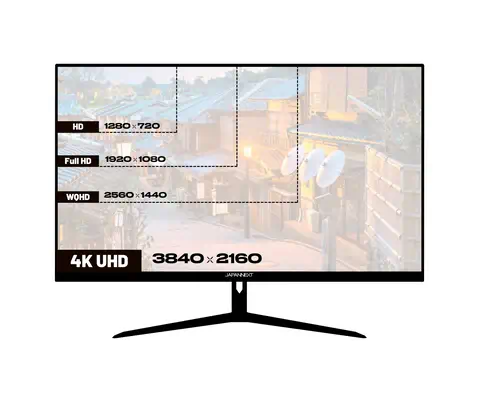 JAPANNEXT JN-IPS315UHDR écran plat de PC 80 cm (31.5") 3840 x 2160 pixels 4K Ultra HD LCD Noir - Ecran Ordinateur - visuel 6