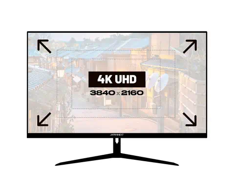JAPANNEXT JN-IPS315UHDR écran plat de PC 80 cm (31.5") 3840 x 2160 pixels 4K Ultra HD LCD Noir - Ecran Ordinateur - visuel 5