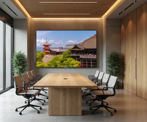 JAPANNEXT JN-IPS650UHD60F écran plat de PC 165,1 cm (65") 3840 x 2160 pixels 4K Ultra HD LCD Noir - Affichage dynamique - visuel 8