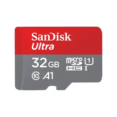 SanDisk Ultra microSD 32 Go MicroSDHC UHS-I Classe 10 - Sandisk - Carte Mémoire - visuel 1