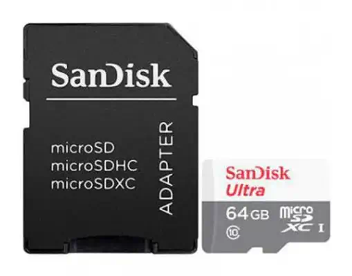 SanDisk 64GB Ultra microSDXC 64 Go Classe 10 - Sandisk - Carte Mémoire - visuel 1