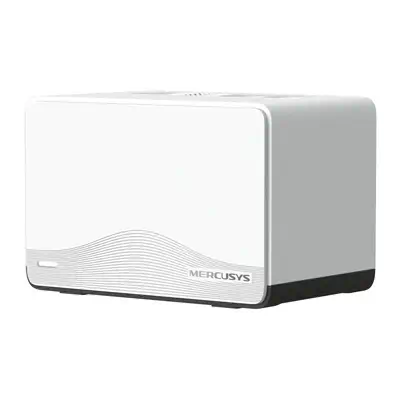 Mercusys HALO H27BE Bi-bande (2,4 GHz / 5 GHz) Wi-Fi 6 (802.11ax) Blanc 3 Interne - Routeur - visuel 2