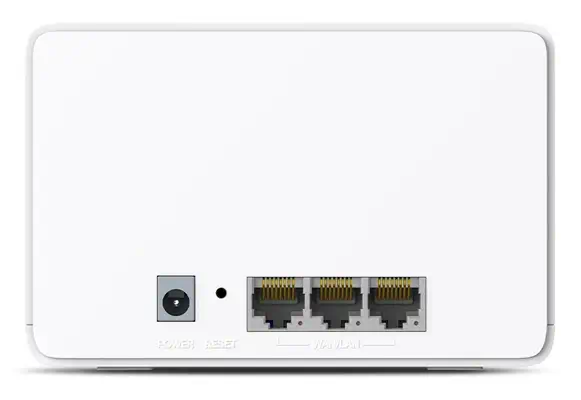 Mercusys Halo H80X (3-pack) Bi-bande (2,4 GHz / 5 GHz) Wi-Fi 6 (802.11ax) Blanc Interne - Routeur - visuel 3