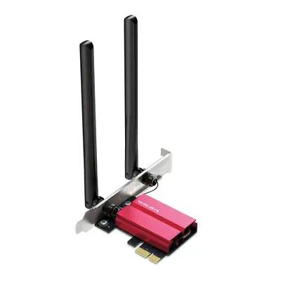 Mercusys MA86XE carte réseau Interne WLAN / Bluetooth 5400 Mbit/s - Carte Réseau - visuel 1