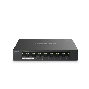 Mercusys MS108GP commutateur réseau Géré Gigabit Ethernet (10/100/1000) Connexion Ethernet, supporta livraison gratuite