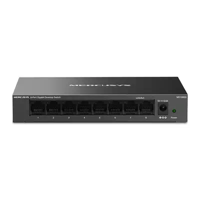 Mercusys MS108GS commutateur réseau Non-géré Gigabit Ethernet (10/100/1000) Noir - Switchs et Hubs - visuel 1