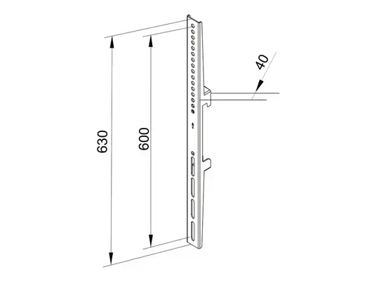 Multibrackets 3750 accessoire de montage de moniteurs - Affichage dynamique - visuel 4