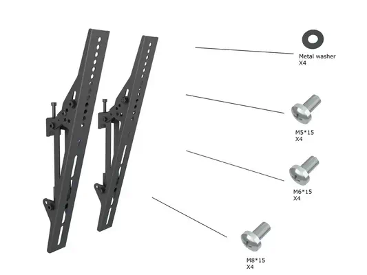Multibrackets 3743 accessoire de montage de moniteurs - Affichage dynamique - visuel 2